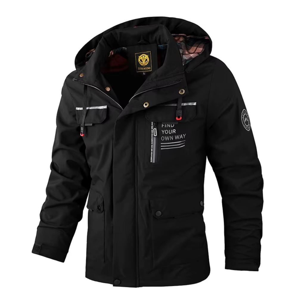 Guglielmo Katoenen Outdoor Parka - Zwart