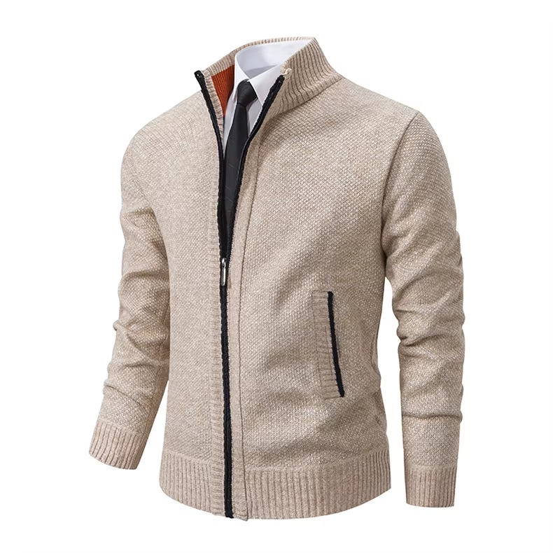 Ivo Gebreid Vest - Beige