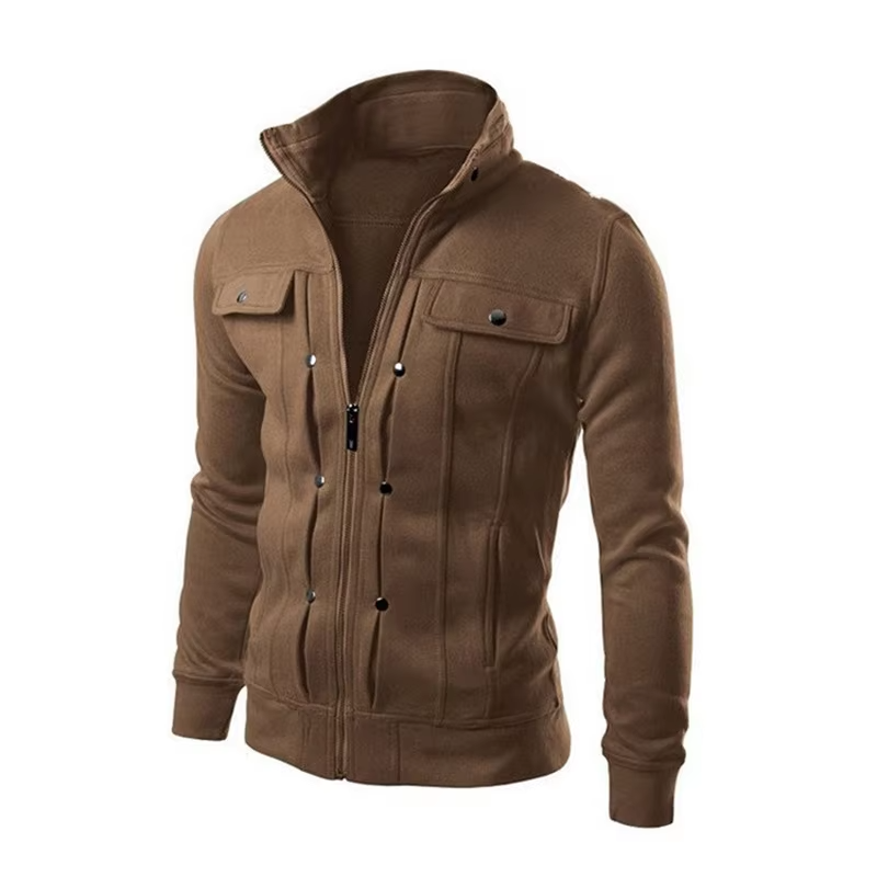 Fabio Katoenen Slim-Fit Jack - Bruin