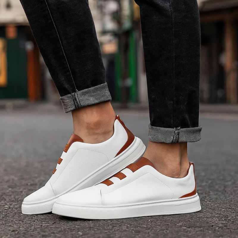 Italo Elegante Leren Herensneakers