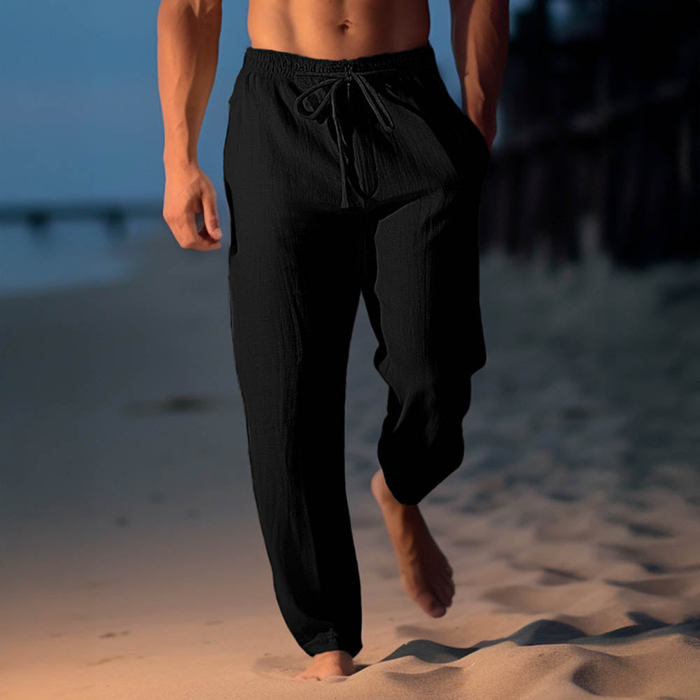 Mykonos Linnen Broek – Lichtgewicht, Tijdloos & Verzorgd