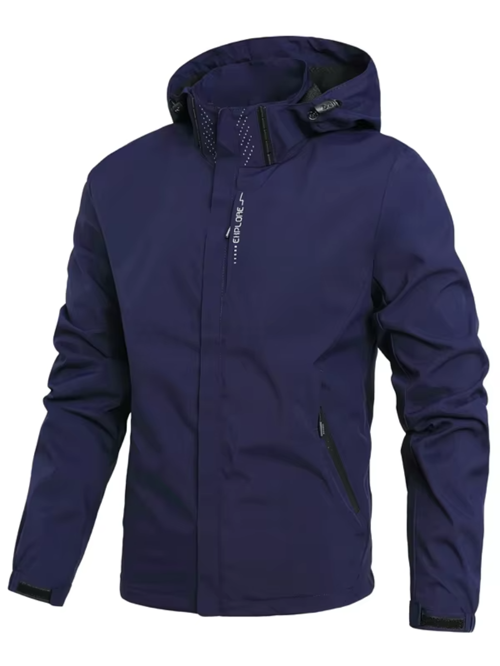 Vasco Softshell Jack met Capuchon - Donkerblauw