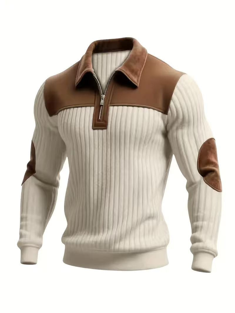 Tiziano Suède Halfzip Polotrui
