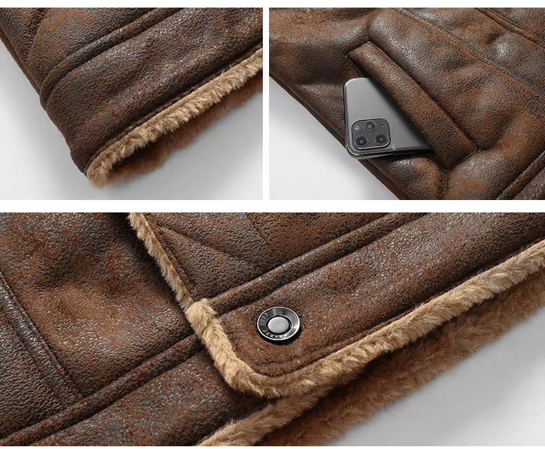 Savio Leren Trucker Jack met Sherpa Voering