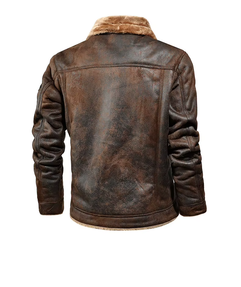 Savio Leren Trucker Jack met Sherpa Voering