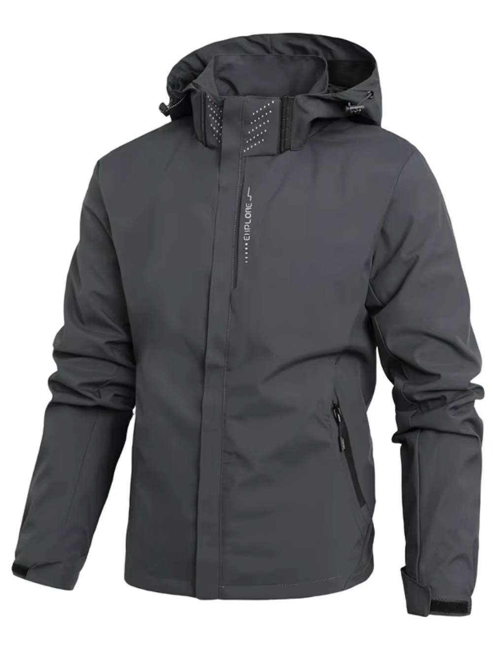 Vasco Softshell Jack met Capuchon - Grijs