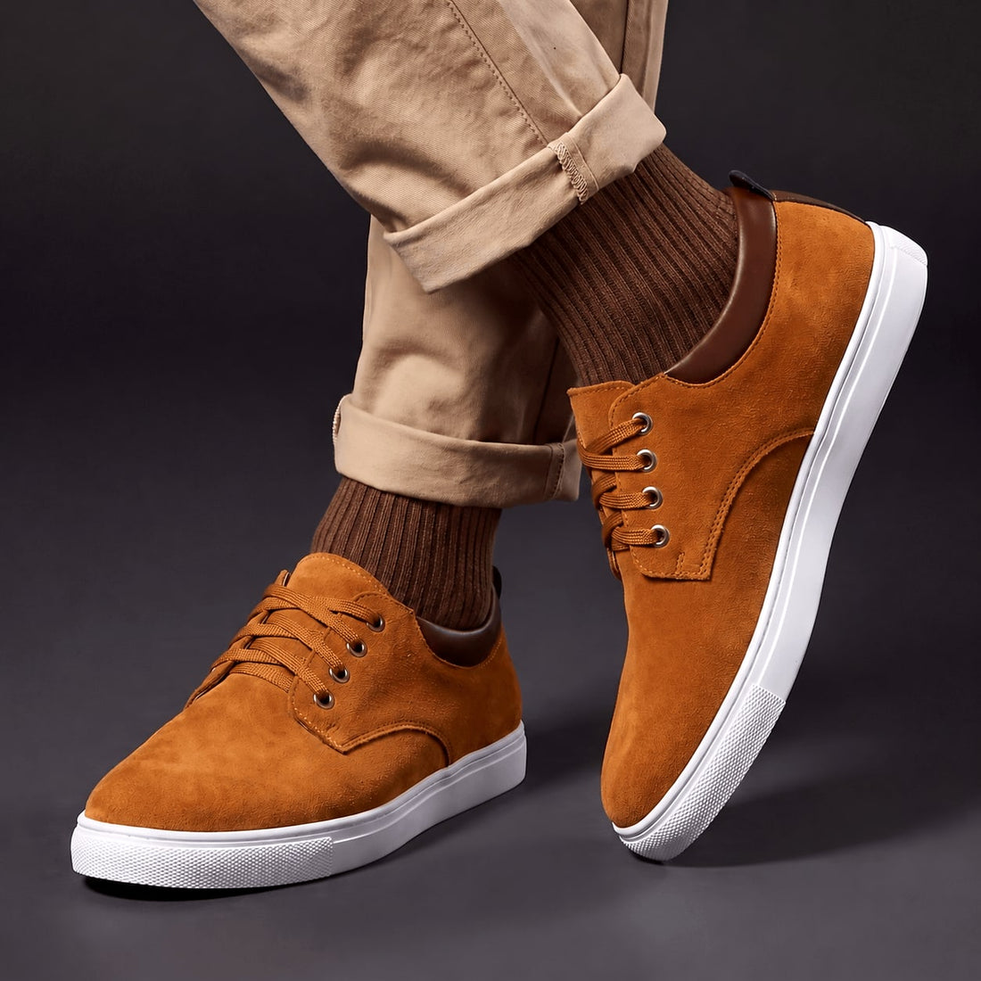 Tullio Suède Herensneakers