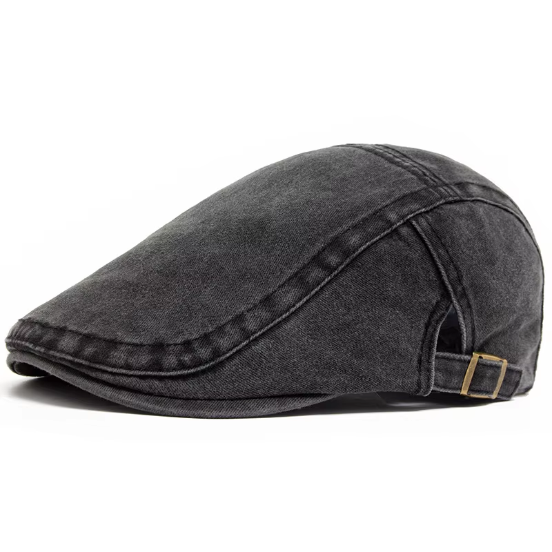 Milano Denim Flat Cap