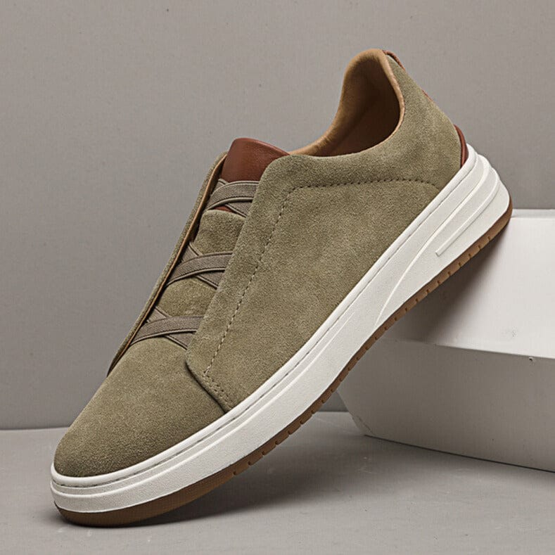 Aurelio Suede Runner – Minimalistisch, Luxe & Tijdloos