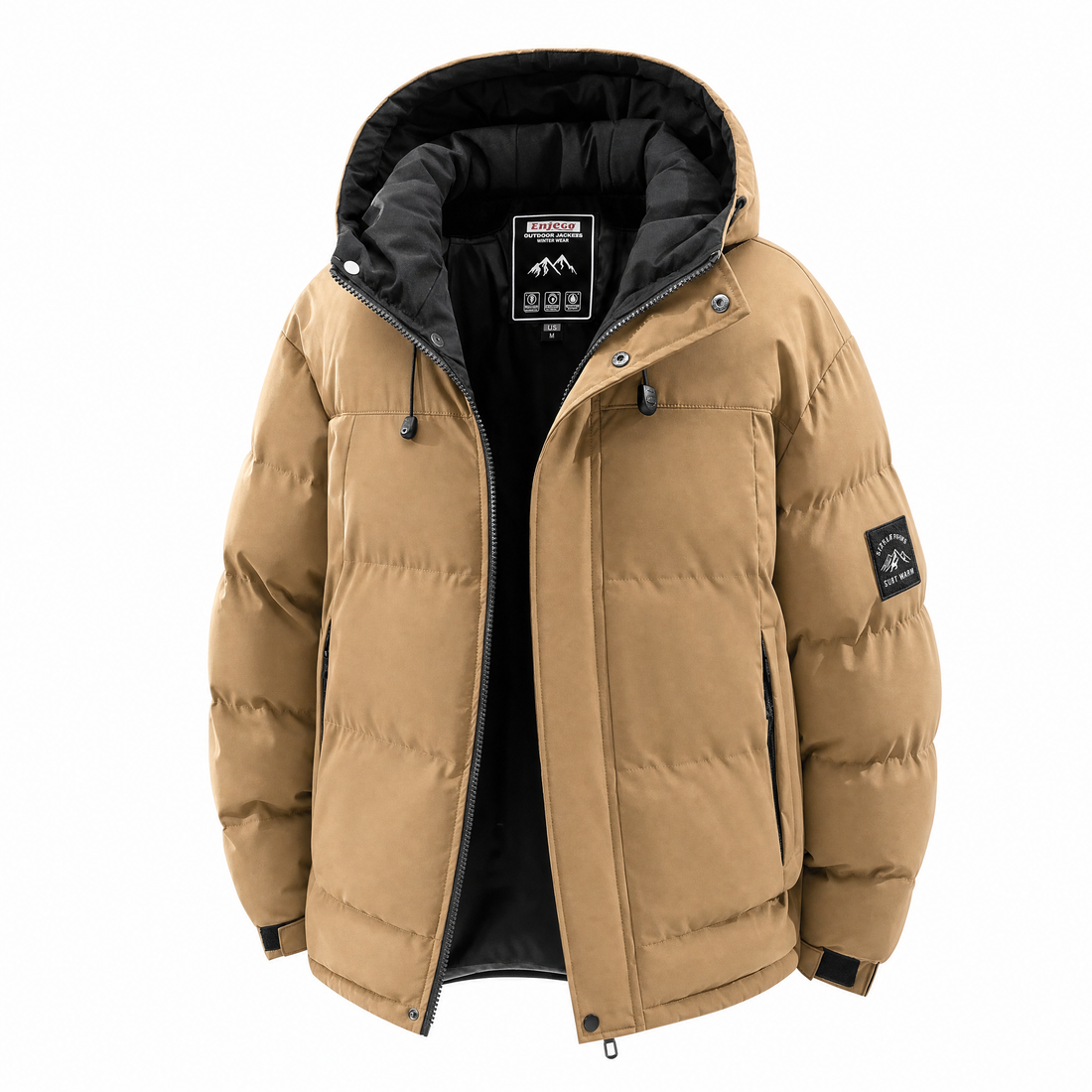 Lorenzo Gewatteerd Winterjack met Capuchon