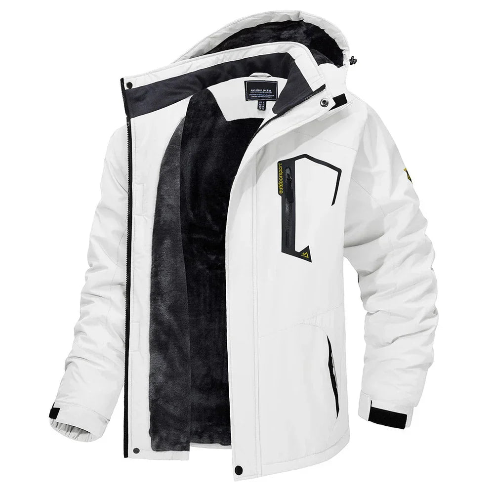 Nereo Gevoerde Outdoor Winterjas met Capuchon