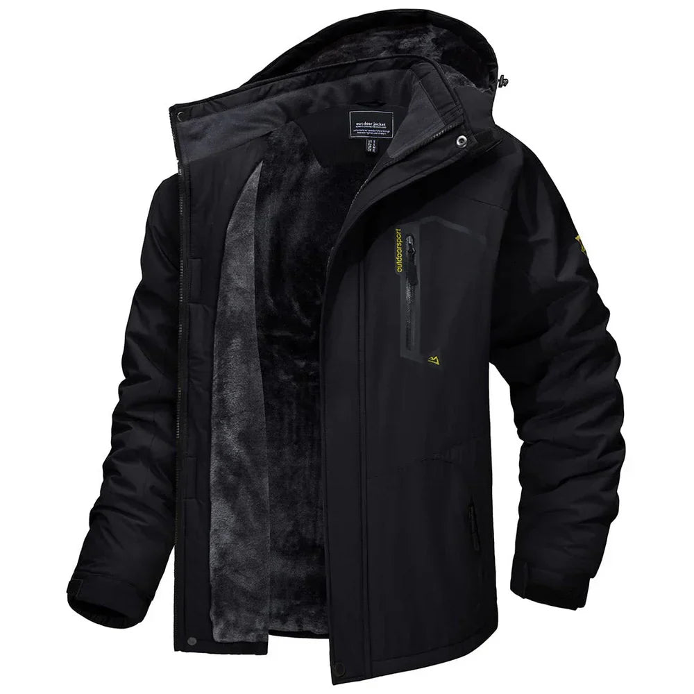 Nereo Gevoerde Outdoor Winterjas met Capuchon