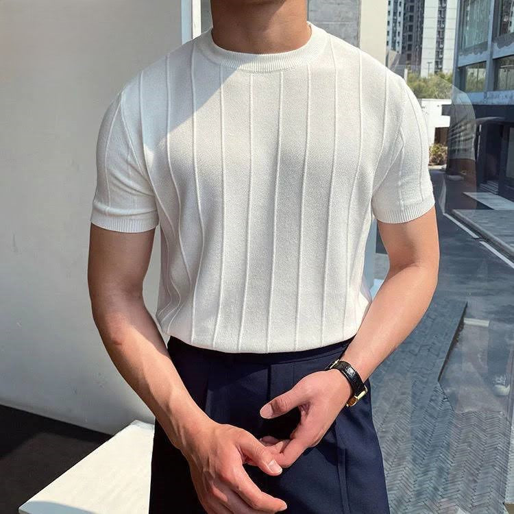 Sorello Structuur T-shirt