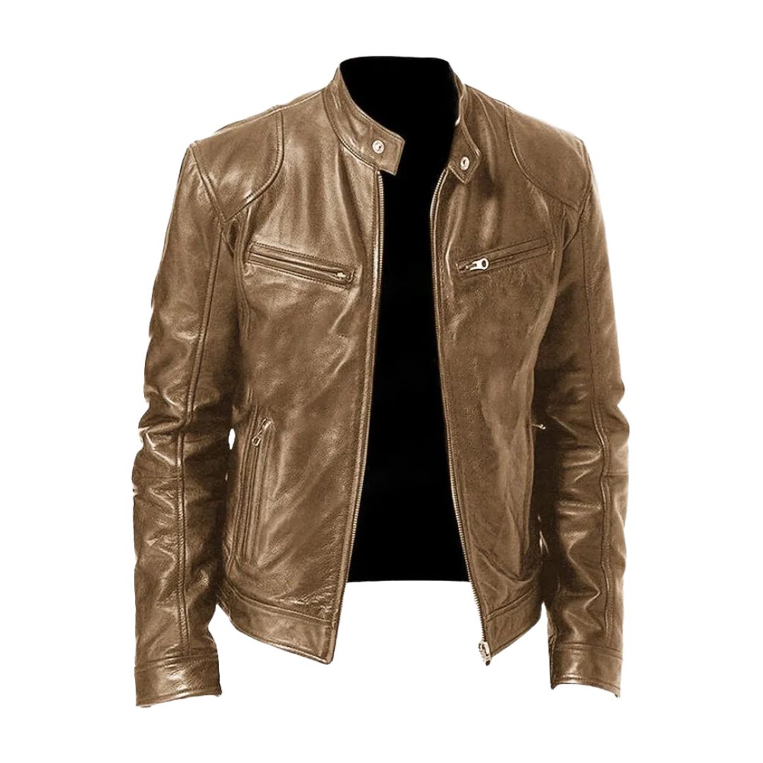 Montieri Leather Jacket – Stoer, Tijdloos & Verfijnd
