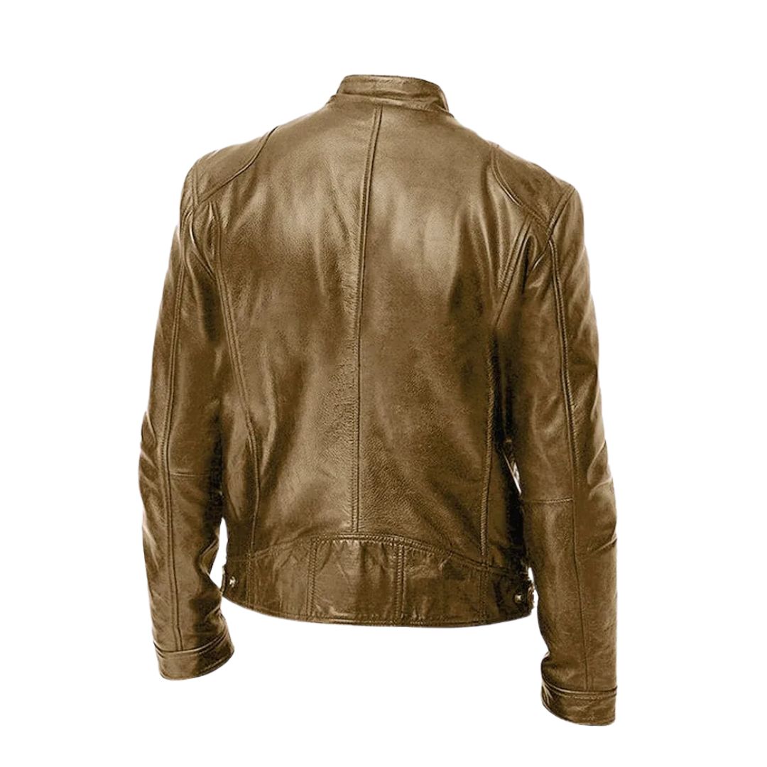 Montieri Leather Jacket – Stoer, Tijdloos & Verfijnd