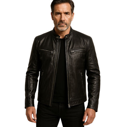 Montieri Leather Jacket – Stoer, Tijdloos & Verfijnd