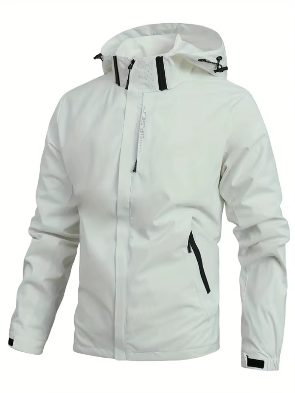 Vasco Softshell Jack met Capuchon - Wit