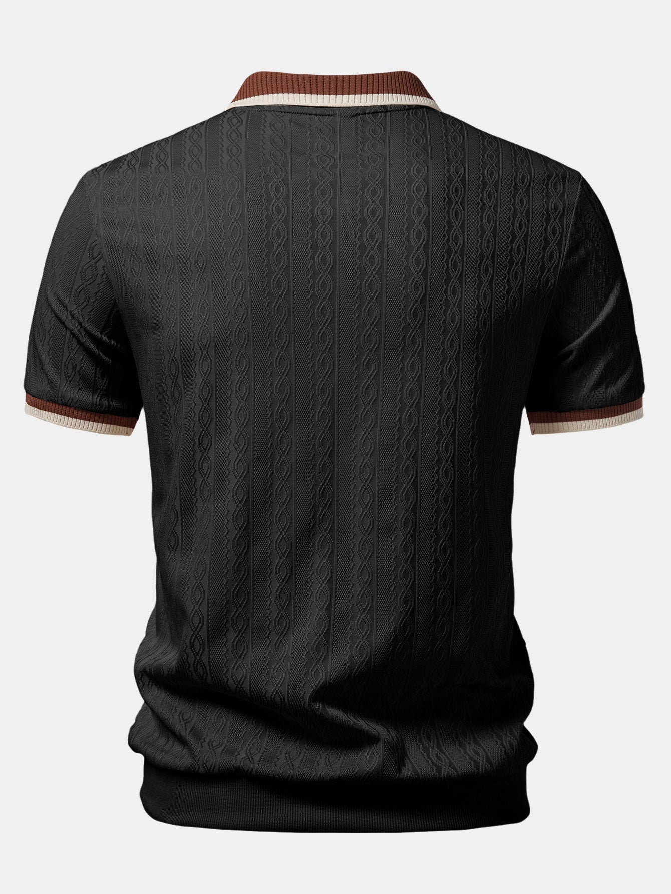 Vittorio Structuur Polo – Premium & Comfortabel