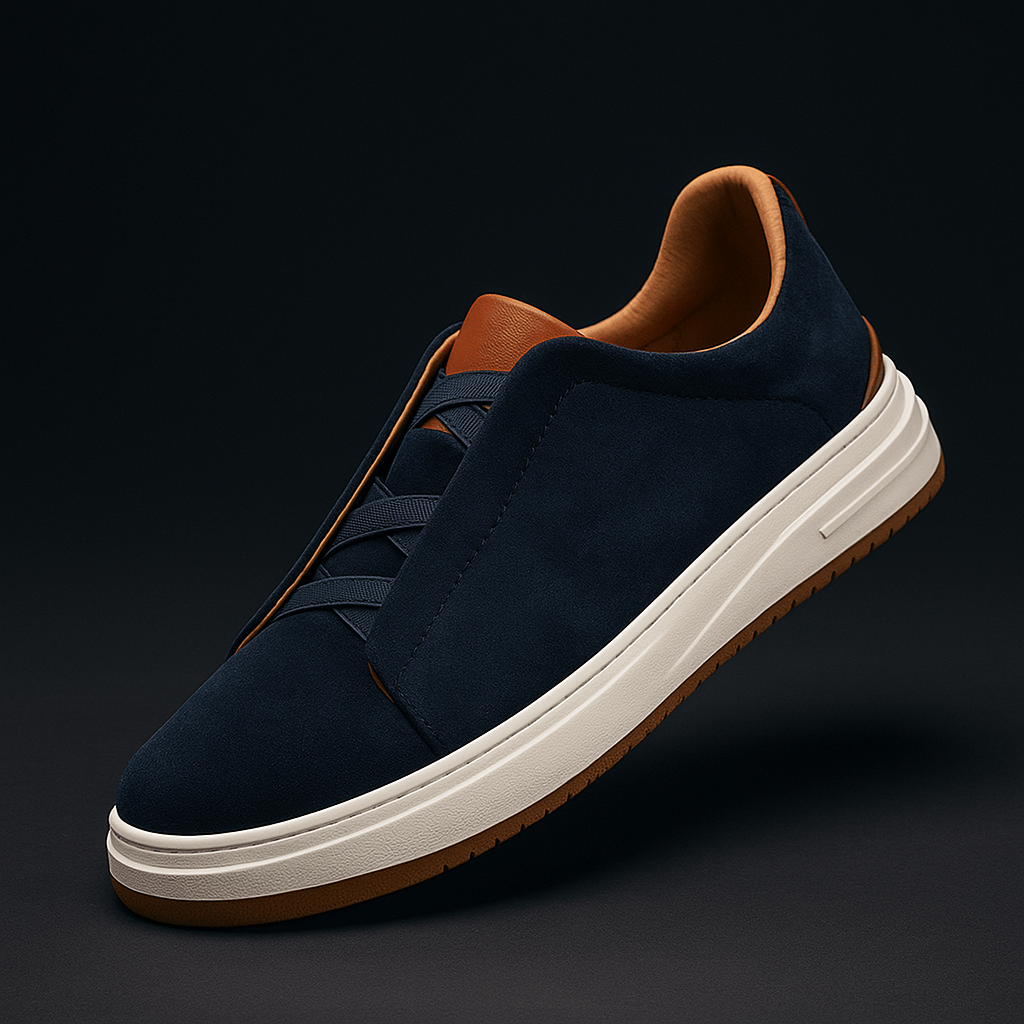 Aurelio Suede Runner – Minimalistisch, Luxe & Tijdloos
