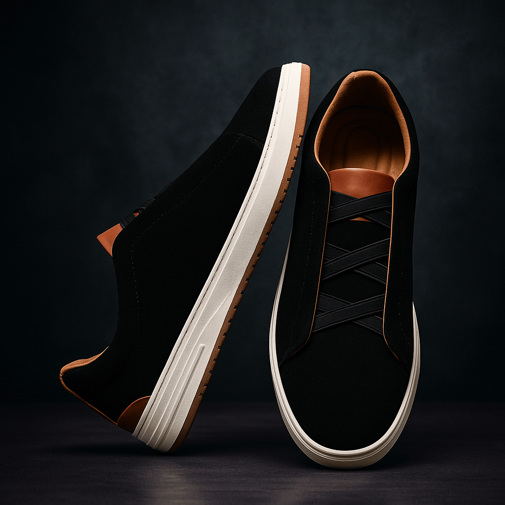 Aurelio Suede Runner – Minimalistisch, Luxe & Tijdloos