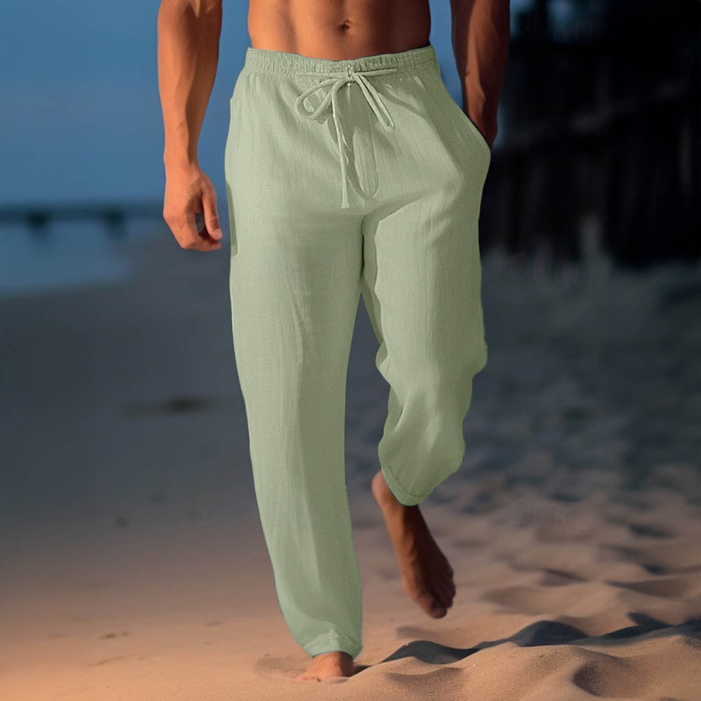 Mykonos Linnen Broek – Lichtgewicht, Tijdloos & Verzorgd