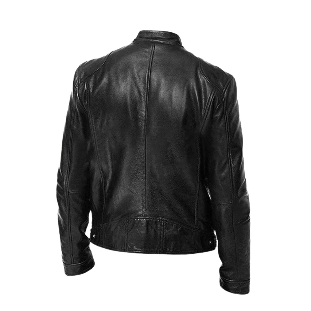 Montieri Leather Jacket – Stoer, Tijdloos & Verfijnd