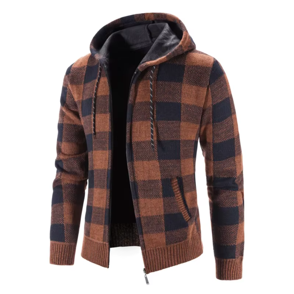 Duco Geruite Gebreide Hoodie