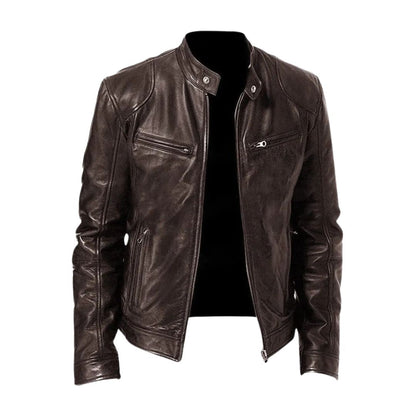 Montieri Leather Jacket – Stoer, Tijdloos & Verfijnd