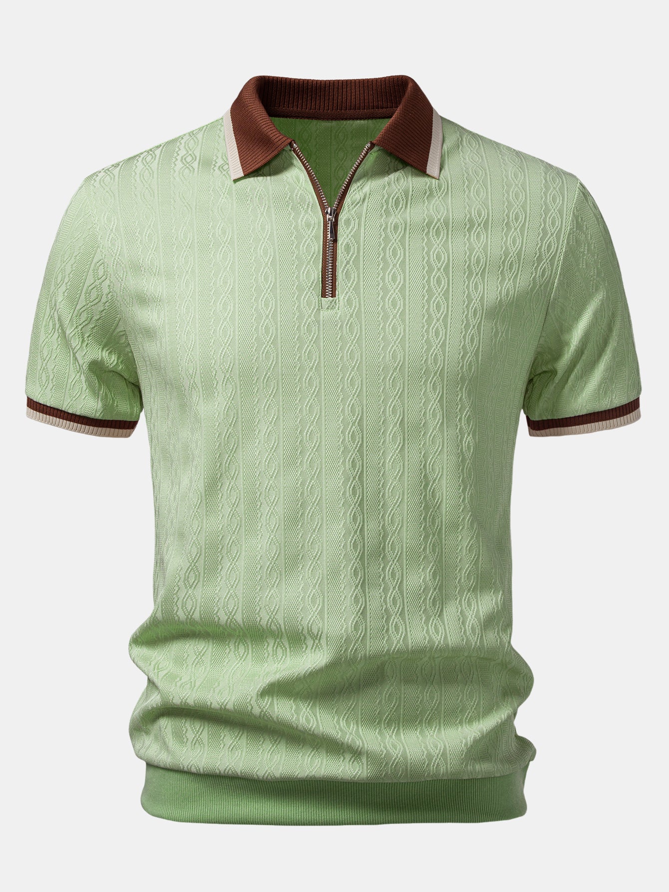 Vittorio Structuur Polo – Premium & Comfortabel