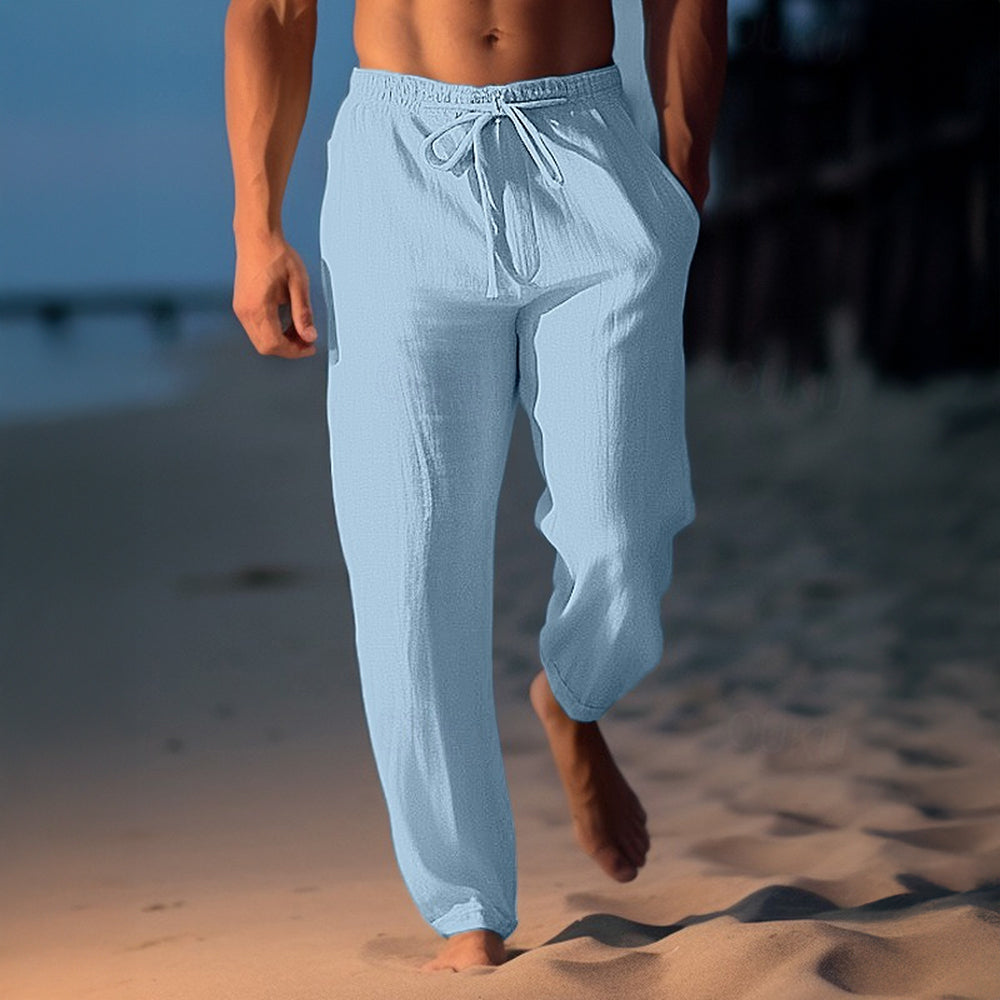 Mykonos Linnen Broek – Lichtgewicht, Tijdloos & Verzorgd