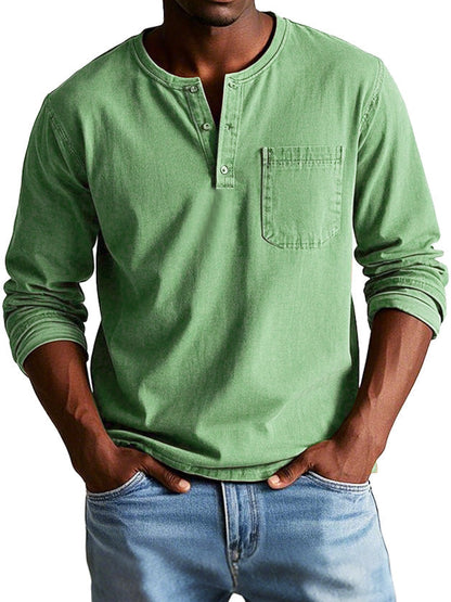 Maravé Henley Shirt – Stoer, Comfortabel & Tijdloos (1+1 GRATIS)