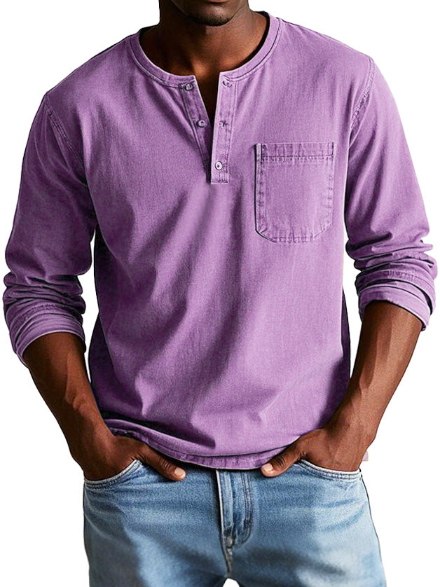 Maravé Henley Shirt – Stoer, Comfortabel & Tijdloos (1+1 GRATIS)