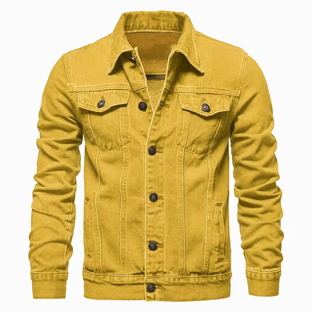 Senne Denim Spijkerjack - Geel