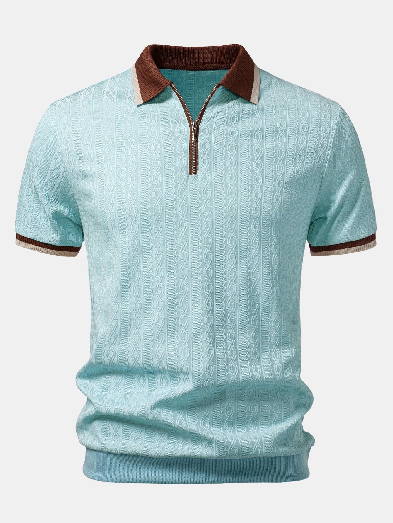 Vittorio Structuur Polo – Premium & Comfortabel