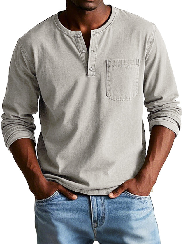 Maravé Henley Shirt – Stoer, Comfortabel & Tijdloos (1+1 GRATIS)