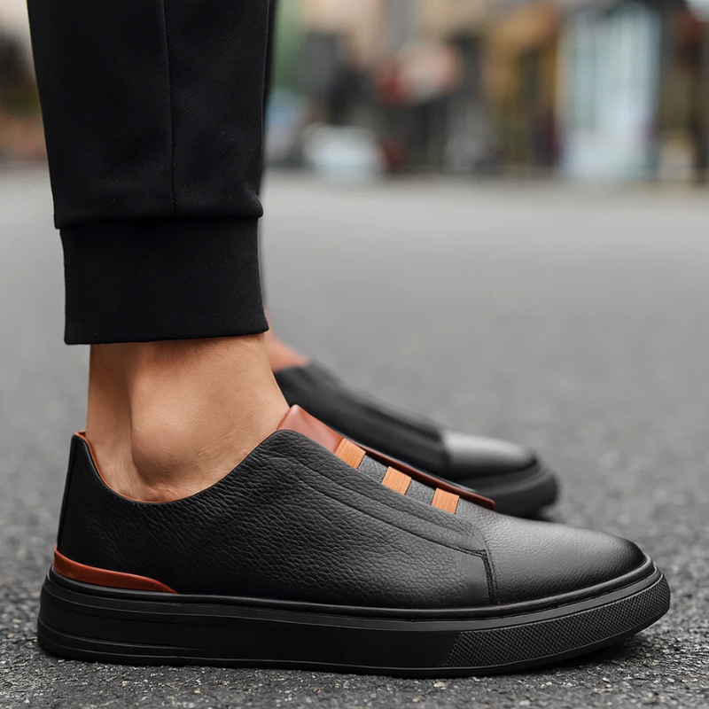 Italo Elegante Leren Herensneakers