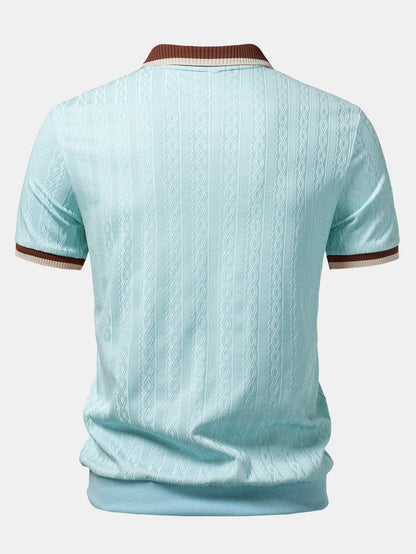 Vittorio Structuur Polo – Premium & Comfortabel