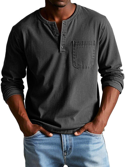 Maravé Henley Shirt – Stoer, Comfortabel & Tijdloos (1+1 GRATIS)