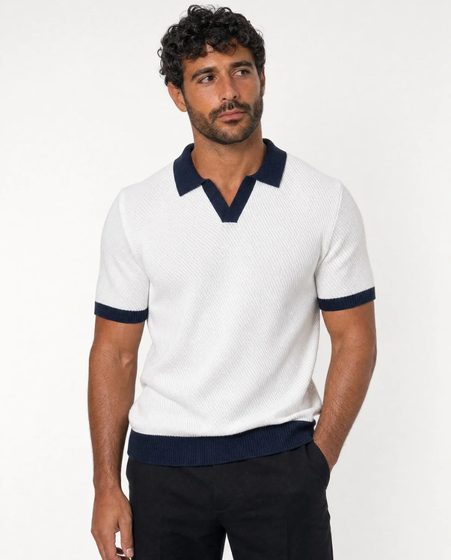 Boncini Gebreide Polo – Verfijnd, Comfortabel & Tijdloos (1+1 GRATIS)