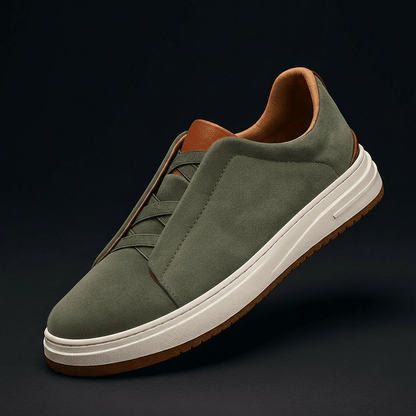 Aurelio Suede Runner – Minimalistisch, Luxe & Tijdloos