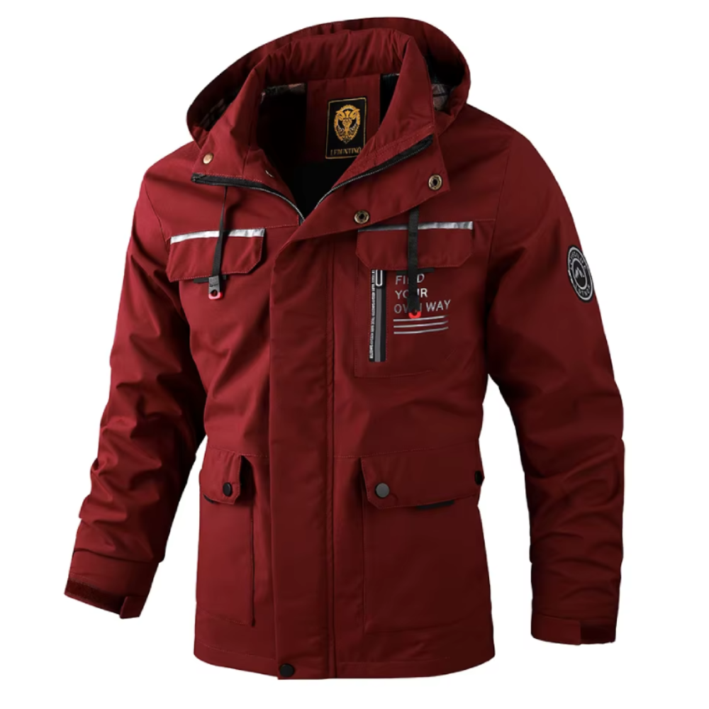 Guglielmo Katoenen Outdoor Parka - Rood