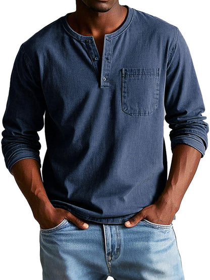 Maravé Henley Shirt – Stoer, Comfortabel & Tijdloos (1+1 GRATIS)