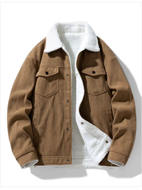 Enrico Corduroy Trucker Jack