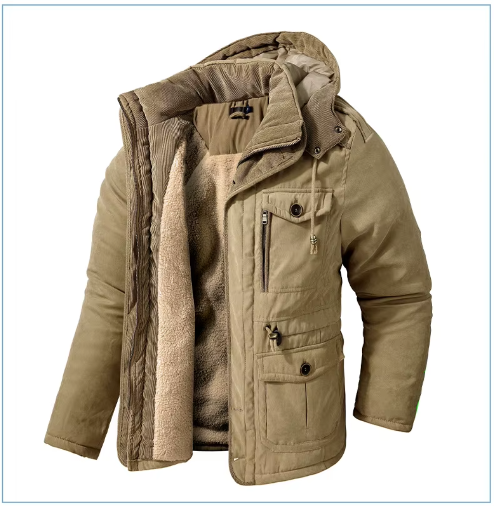 Fabrizio Gevoerde Winterparka - Kaki