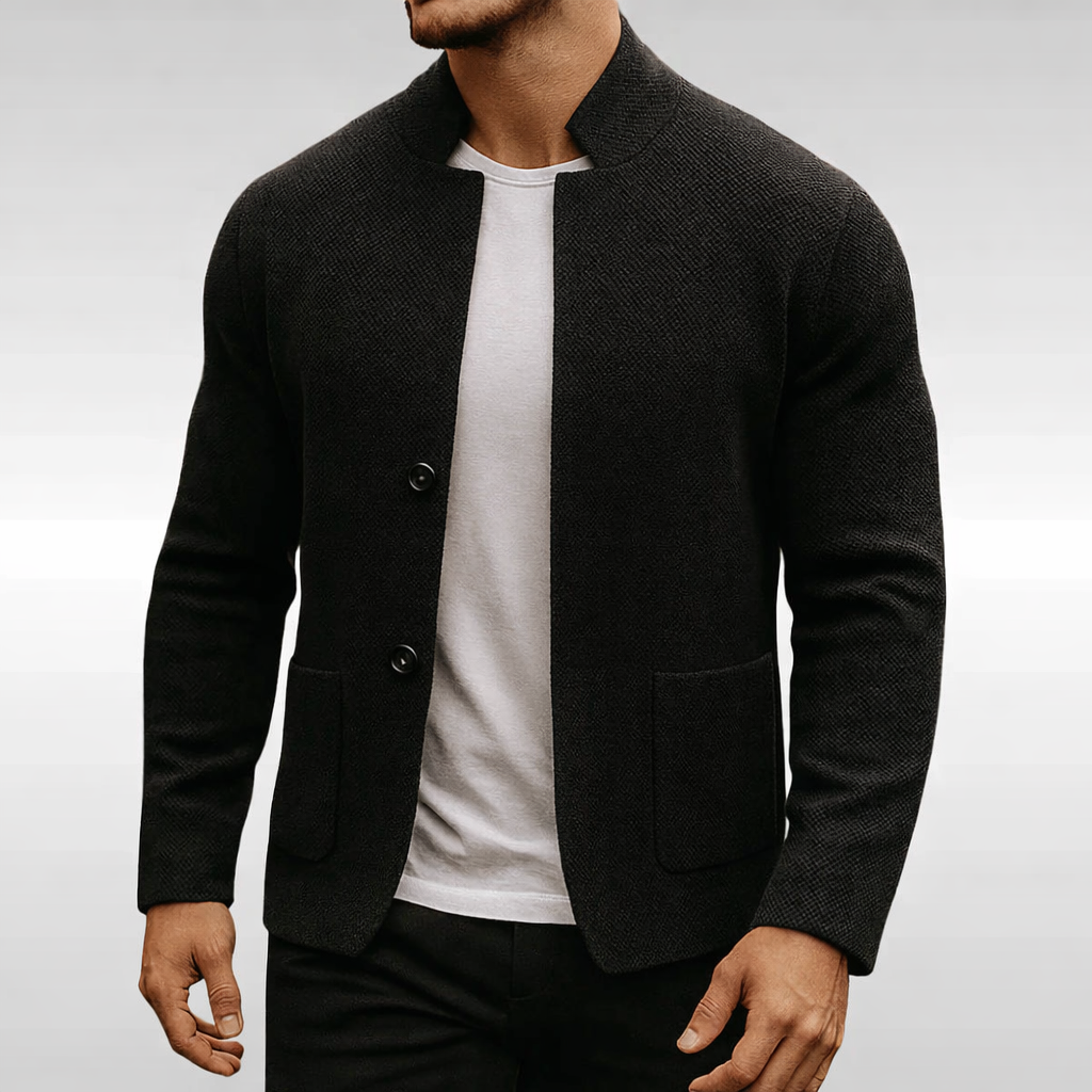 Jonaro Knit Blazer – Luxe Gebreid, Comfortabel & Verfijnd