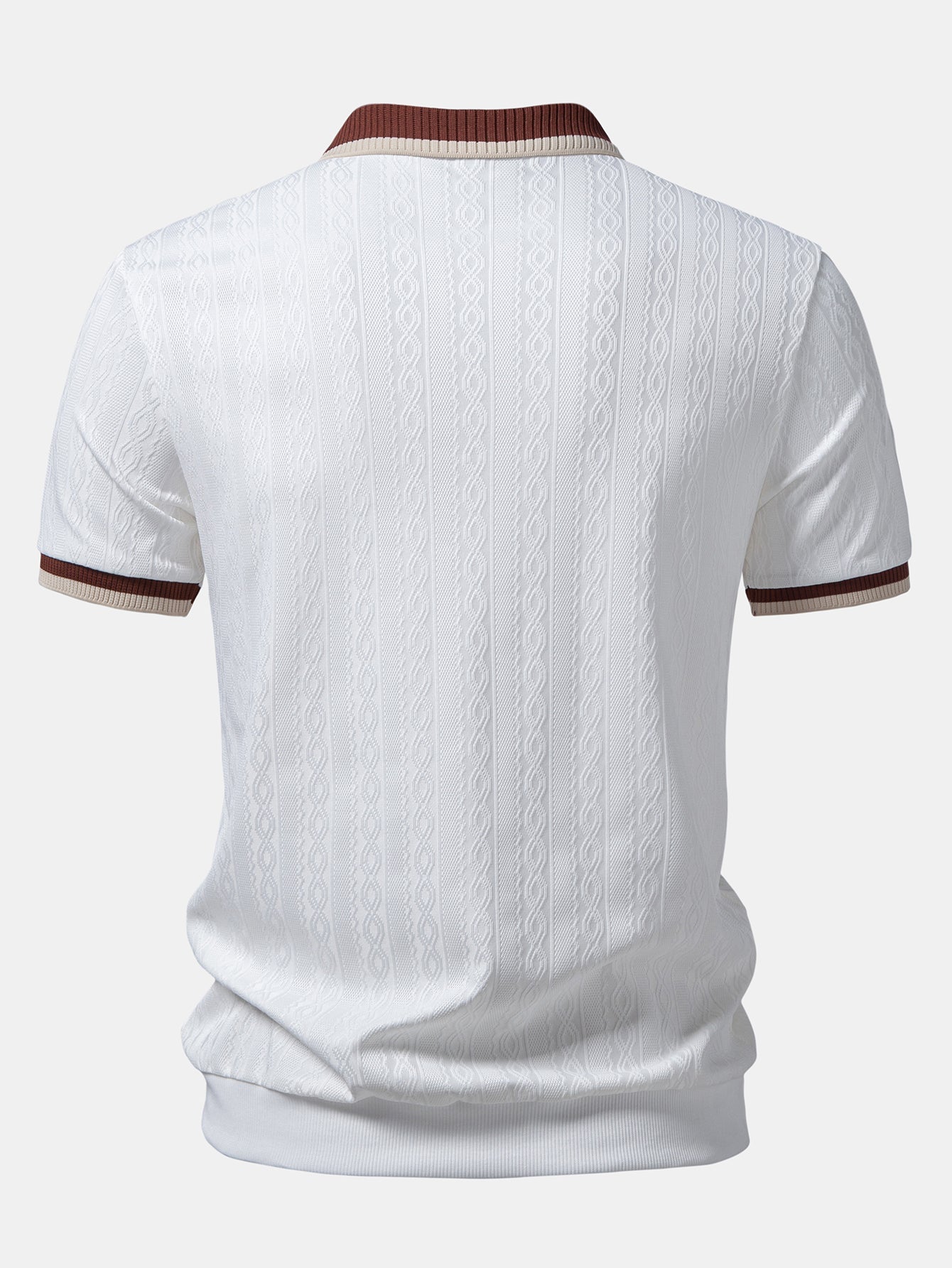 Vittorio Structuur Polo – Premium & Comfortabel