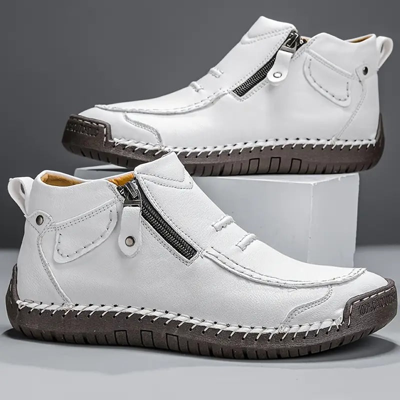 Oreste Kunstleren Herenschoenen met Rits