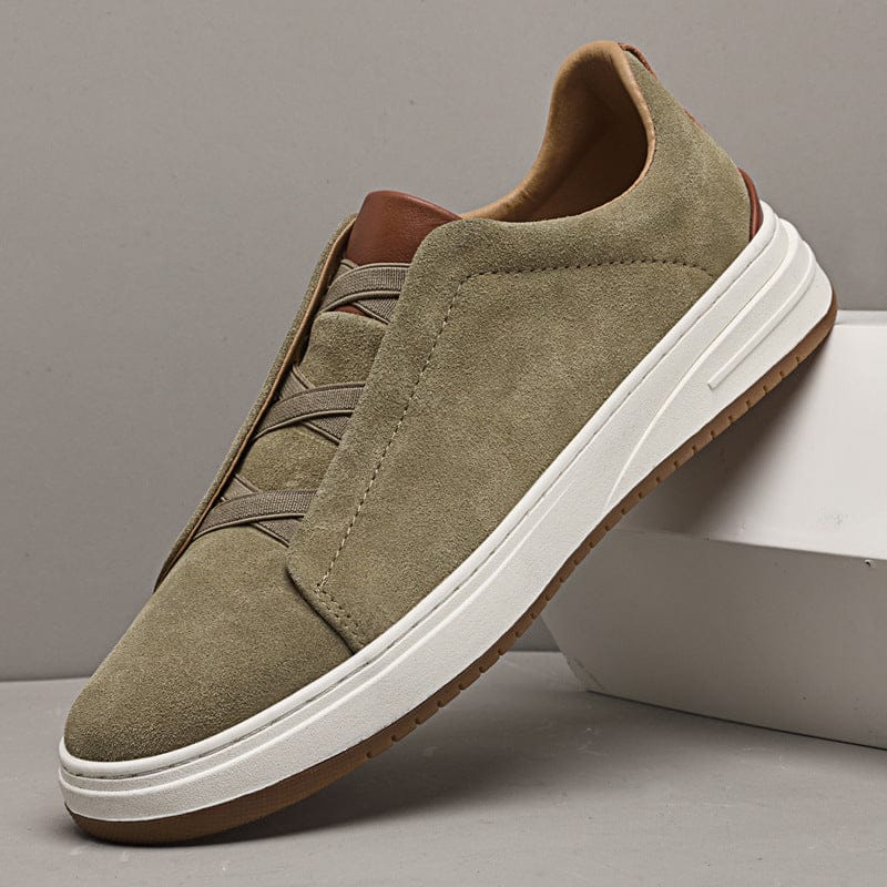Aurelio Suede Runner – Minimalistisch, Luxe & Tijdloos