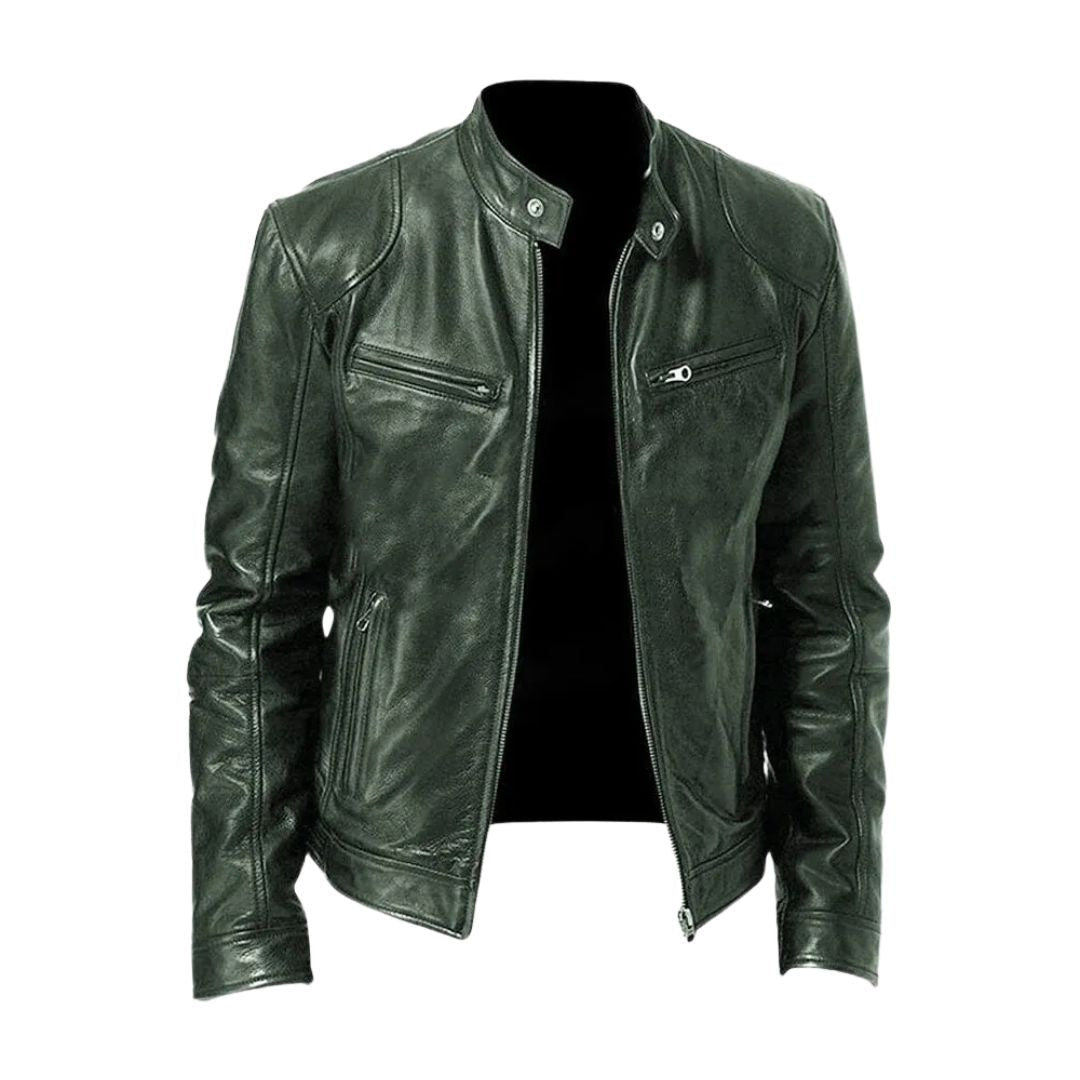 Montieri Leather Jacket – Stoer, Tijdloos & Verfijnd