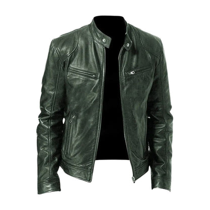 Montieri Leather Jacket – Stoer, Tijdloos & Verfijnd